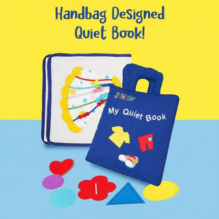 Montessori Quiet Book for Kids with Interactive Soft Pages | Develop Fine Motor Skills and Everyday Tasks