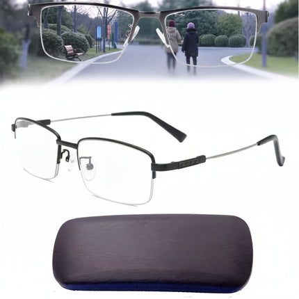 Progressive Multifocal Glasses with UV Protection & Blue Light Blocking | Seamless Vision for Reading and Screen Use