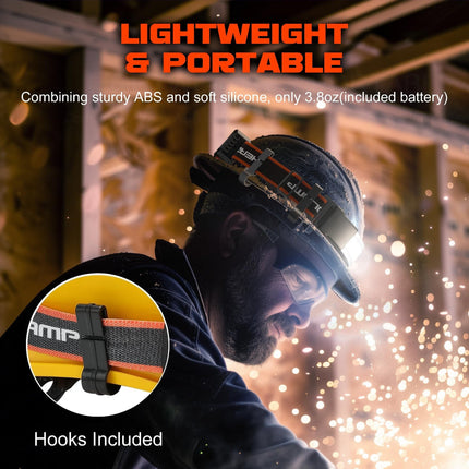 Rechargeable Headlamp Set with 1000 Lumens Brightness | USB Rechargeable for Camping and Hiking Adventures