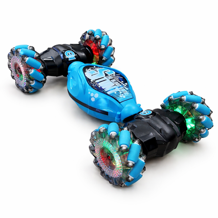Remote Control Stunt Car with Gesture Control & Light-Up Wheels | All-Terrain Fun for Kids and Adults