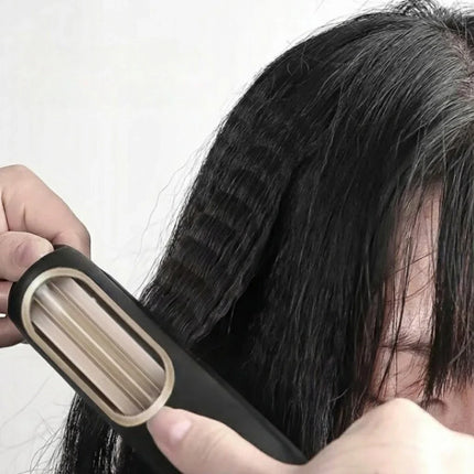 Volume-Boost Hair Crimper with Adjustable Temperature | Versatile Tool for Effortless Waves