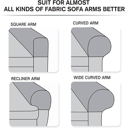 Stretch Armchair Armrest Covers – image 10