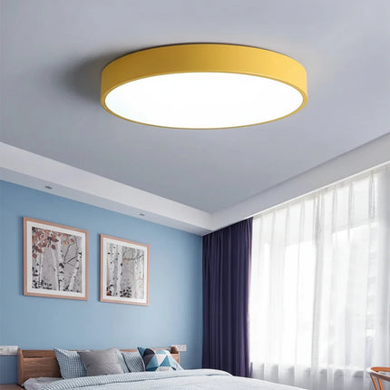 Round LED Ceiling Light with Energy-Saving Technology | Even Illumination for Living Rooms and Bedrooms