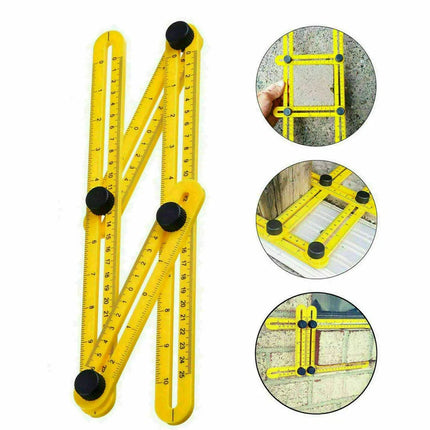 Precision Angle Measuring Ruler with Durable Aluminum Construction | Accurate Measurements for DIY Projects