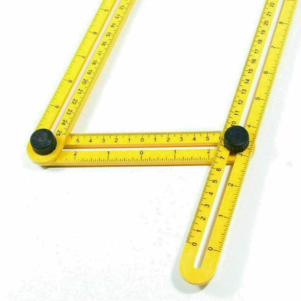 Precision Angle Measuring Ruler with Durable Aluminum Construction | Accurate Measurements for DIY Projects