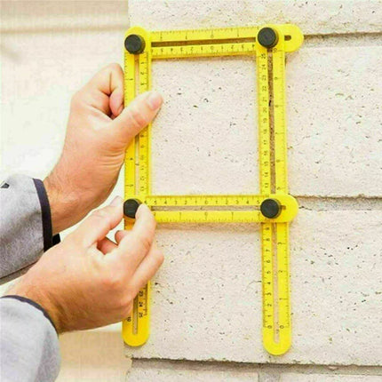 Precision Angle Measuring Ruler with Durable Aluminum Construction | Accurate Measurements for DIY Projects