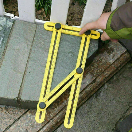 Precision Angle Measuring Ruler with Durable Aluminum Construction | Accurate Measurements for DIY Projects