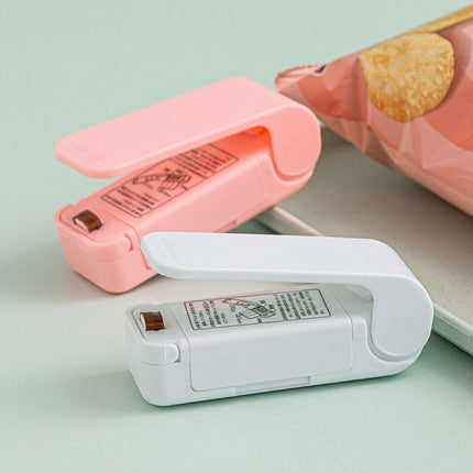 Mini Heat Sealer with Rechargeable Battery | Portable Kitchen Tool for Quick Sealing