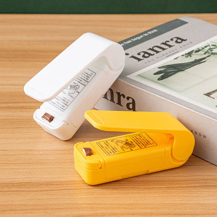 Mini Heat Sealer with Rechargeable Battery | Portable Kitchen Tool for Quick Sealing