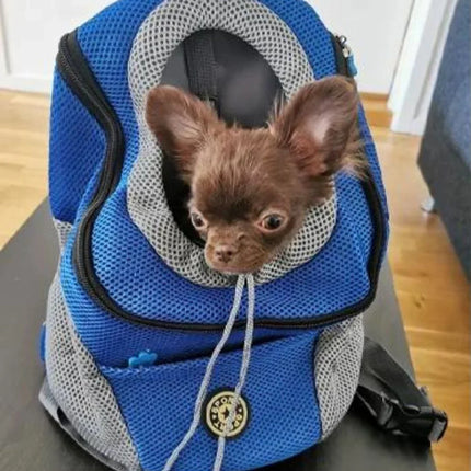Pet Carrier Backpack with Breathable Mesh & Adjustable Straps | Comfortable Travel Solution for Pets