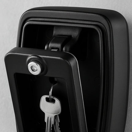 Outdoor Key Lock Box with Waterproof Metal Design | Secure Combination Safe for Key Storage and Easy Access