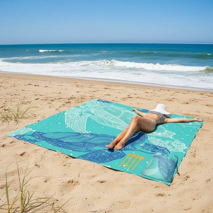 Sandproof Beach Blanket with Waterproof Design | Extra Large Picnic Blanket for Outdoor Adventures
