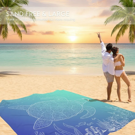 Sandproof Beach Blanket with Waterproof Design | Extra Large Picnic Blanket for Outdoor Adventures