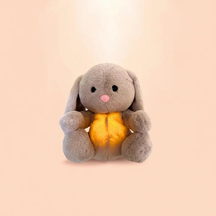 Breathing Plush Bunny Stuffed Animal for Relaxation | Calming Companion for All Ages