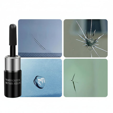Automotive Glass Repair Kit with Fast Crack Filling Resin | Easy Solution for Windshield and Window Damage