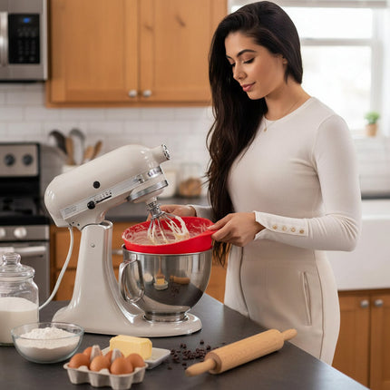 Silicone Mixer Liner for Kitchenaid Tilt-Head Stand Mixers | Mess-Free Mixing and Bowl Protection for Efficient Baking