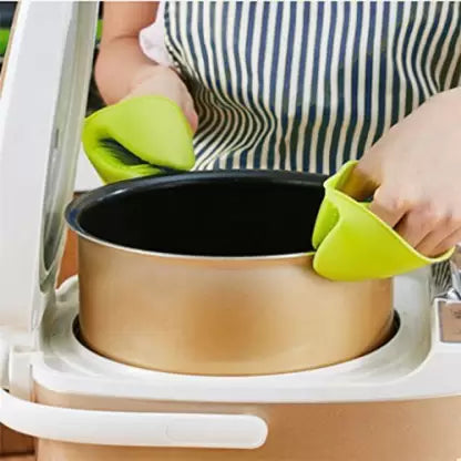 Silicone Kitchen Gloves, Heat Resistant Non Slip Oven Gloves for Handling Hot Pots, Pans, Lids and Hot Food