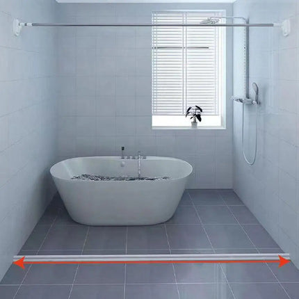 Shower Water Barrier, Silicone Shower Dam, Shower Water Stopper Strip 3.3 ft or 6.6 ft, Bathroom – image 6