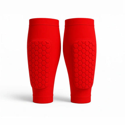 Skiing Shin Guards with Compression Fit and Shock Absorption | Breathable Protective Gear for Maximum Comfort