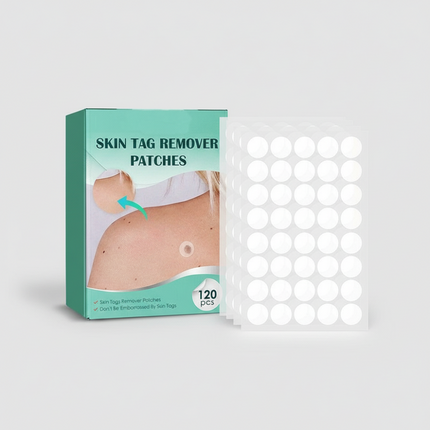 Hydrocolloid Skin Tag Remover Patches for Clear Skin | 120 Adhesive Spot Treatments for Targeted Care