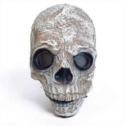 Skull Moving Jaw Halloween Costume Mask | Full Head Coverage for Dramatic Cosplay Looks