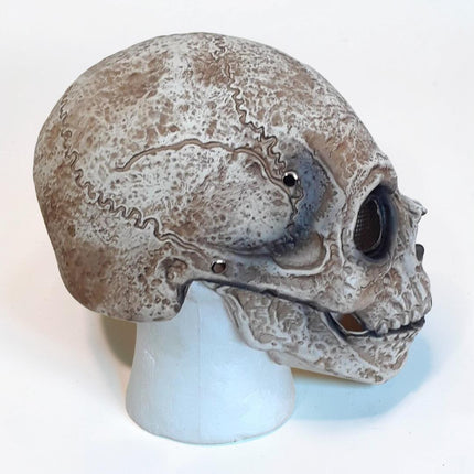 Skull Moving Jaw Halloween Costume Mask | Full Head Coverage for Dramatic Cosplay Looks