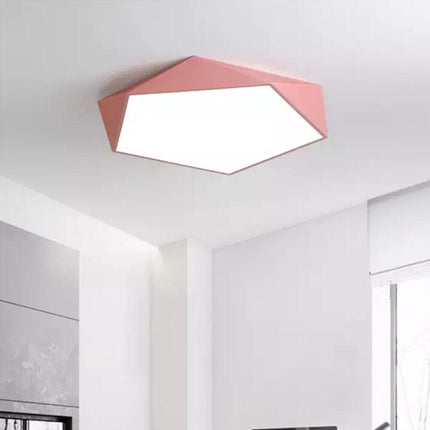 Geometric LED Ceiling Light with Dimmable Feature | Modern Minimalist Design for Stylish Illumination