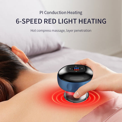 Electric Vacuum Cupping Massager with Adjustable Suction | Therapeutic Pain Relief and Muscle Recovery