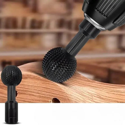 Precision Spherical Carving Head with Durable Steel Tip | Versatile Tool for Intricate Woodwork