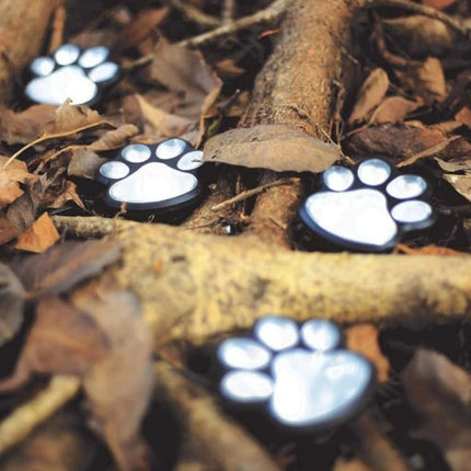 Solar Paw Print Lights for Outdoor Garden Path Decor | Waterproof with Automatic Dusk Sensor for Charming Illumination