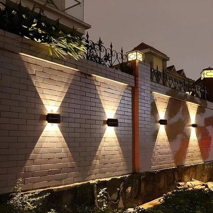 Solar Wall Sconce with Dual Lighting Modes | Eco-Friendly LED Accent Light for Pathways and Gardens
