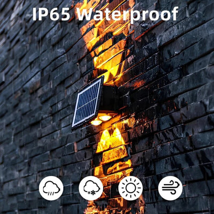 Solar Wall Sconce with Dual Lighting Modes | Eco-Friendly LED Accent Light for Pathways and Gardens