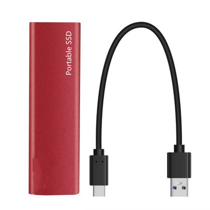 External Hard Drive Portable SSD with USB 3.2 for Fast File Transfers | Slim Design for Easy Everyday Backup