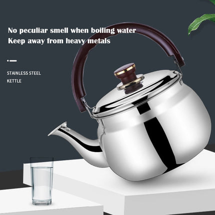 Stainless Steel Tea Kettle, Whistling Kettle with Ergonomic Handle, Water Kettle for Boiling Water in 4 Sizes