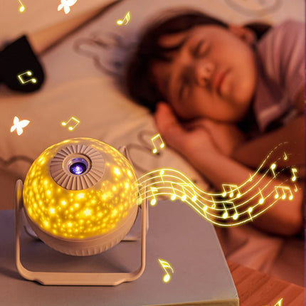 Galaxy Star Projector Night Light with HD Star and Cosmic Cloud Projection for Bedroom Ceilings