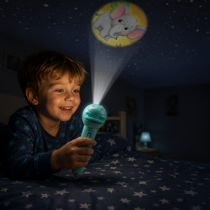 Story Projector Flashlight for Kids with Battery Operation | Engaging Bedtime Adventures for Imagination