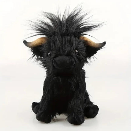 Highland Cow Plush Toy with Ultra-Soft Feel | Handmade Stuffed Animal for Comfort and Gifting