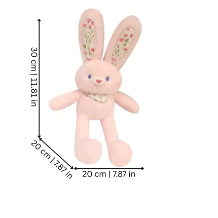 Stuffed Bunny Plush Toy with Cute Design | Soft Cuddly Companion for Comfort and Play