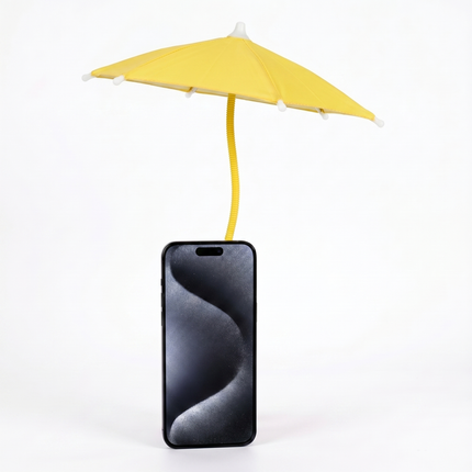 Phone Sun Shade Umbrella with Adjustable Gooseneck | Hands-Free Protection for Outdoor Viewing and Screen Glare Reduction