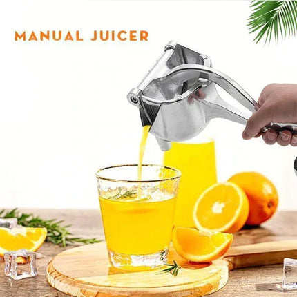 Hand Press Juice Squeezer, Manual Fruit Press with High Juice Yield for Travel and Outdoor Adventures