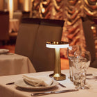 Small Table Lamp Cordless, Rechargeable LED Lamp with 3 Color Dimmable Light, Metal Bedside Lamp for Dining Table_00