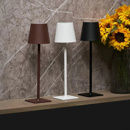 Cordless Rechargeable Table Lamp with Touch Dimming | Modern LED Light for Indoor & Outdoor Use