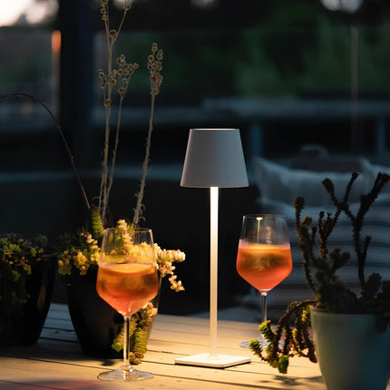 Cordless Rechargeable Table Lamp with Touch Dimming | Modern LED Light for Indoor & Outdoor Use