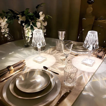 Crystal Table Lamp, Rechargeable Touch Lamp with Dimmable Warm and Cool Light, Bedside Lamp for Bedroom and Dining Table_10