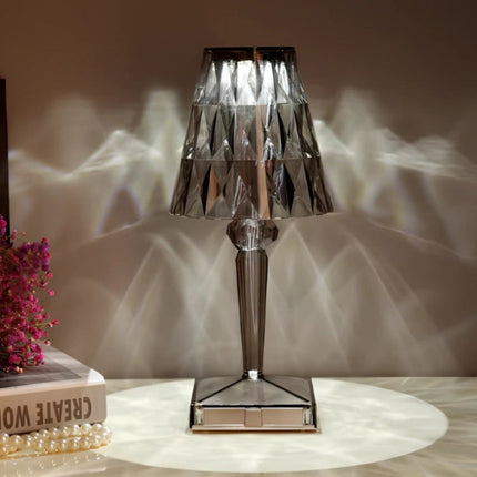 Crystal Table Lamp, Rechargeable Touch Lamp with Dimmable Warm and Cool Light, Bedside Lamp for Bedroom and Dining Table_11