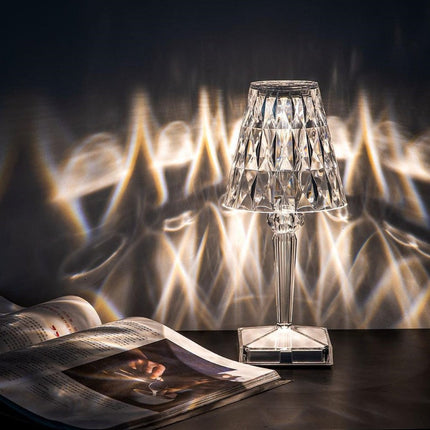 Crystal Table Lamp, Rechargeable Touch Lamp with Dimmable Warm and Cool Light, Bedside Lamp for Bedroom and Dining Table_01