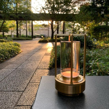 Cordless Rechargeable Table Lamp with Adjustable Glow | Versatile Indoor and Outdoor Lighting Solution