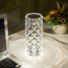 Table Lamp Touch Control, Rechargeable Lamp with Remote and 16 Color Mood Light, Crystal Bedside Lamp for Bedroom_00