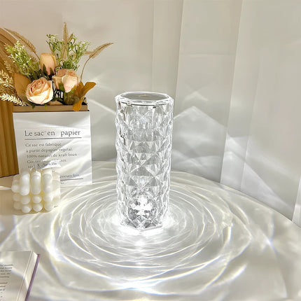 Table Lamp Touch Control, Rechargeable Lamp with Remote and 16 Color Mood Light, Crystal Bedside Lamp for Bedroom_07