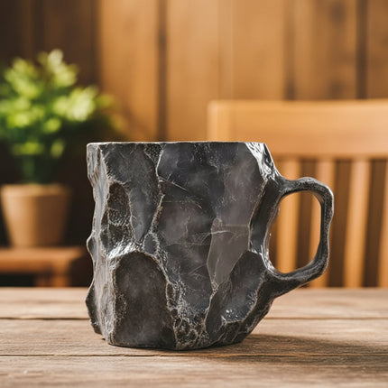 Heat-Resistant Mineral Crystal Tea Mug with Unique Design | Stylish Coffee Mug for Daily Use and Gift Giving
